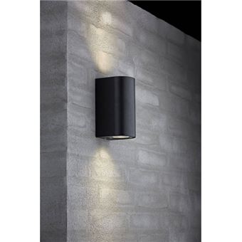 Applique Murale Extérieure Nordlux Canto Maxi Gu10 Noir Luminaires