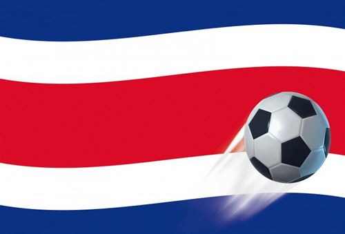 Football Posters XXL - Drapeau Du Costa Rica (80x120 cm)