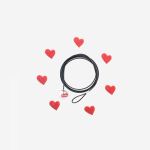 CLICK PHOTO HOLDER WITH MAGNETS - HEARTS
