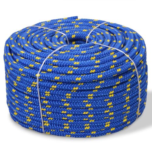 Version mise à jour Corde de bateau Polypropylène 10 mm 50 m Bleu