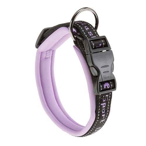 Meilleurs prix pour Ferplast Collier pour chiens SPORT DOG C20/43, poignée rembourée, ceinture réfléchissante, étiquette porte-nom, A: 33÷43 cm - B: 20 mm lilas