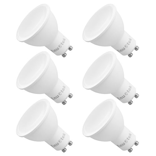 Lampes Ampoules Spot Culot GU10 a LED 7W Dimmable 120° Angle de Faisceau Large Blanc Froid 5000K Haute Luminosite 650Lm pour Luminaire Sur Rail LED 22