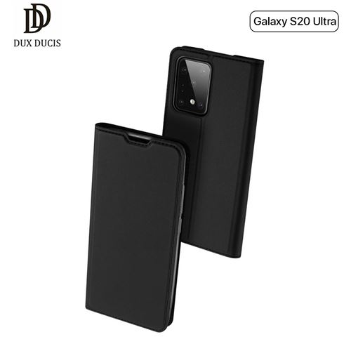 DUX DUCIS Samsung Galaxy S20 Ultra Wallet étui téléphone mobile Slimline - Black