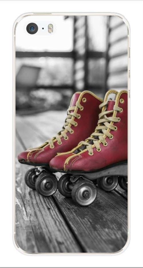 Coque en silicone imprimée compatible iPhone 5 iPhone 5S Roller