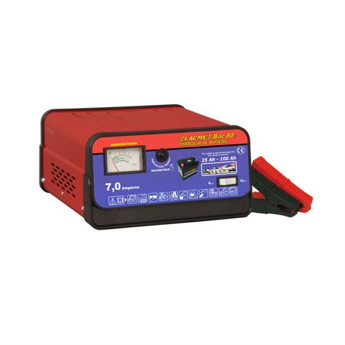 Promotion - Lacme - Chargeur batterie 7,5A 6V / 12V - BAC 80