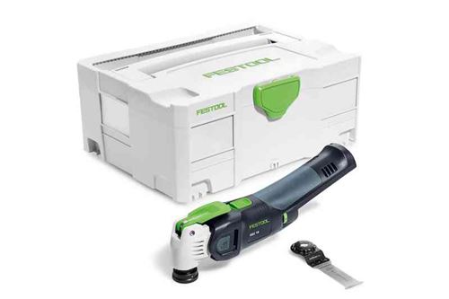 Outil Oscillant Osc 18 Li E-Basic Vecturo + Lame + Box Festool - Sans Batterie Ni Chargeur - 576591