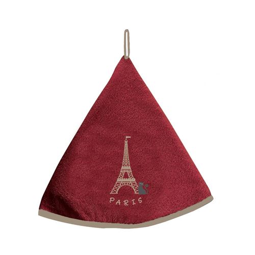 Essuie-mains Tour Eiffel rouge Winkler