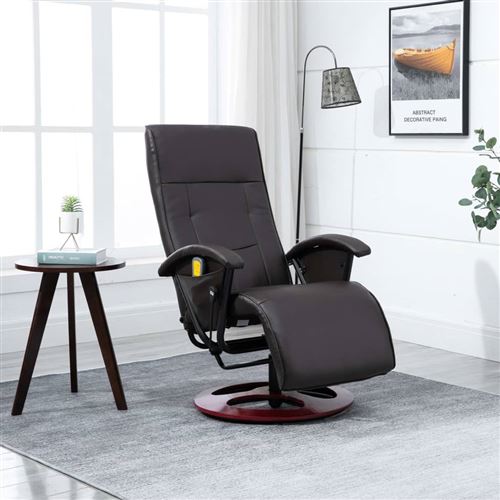 Fauteuil de massage Marron Similicuir