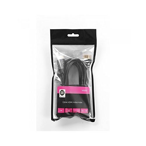 D2 Diffusion D2HDMI300SACH Câble HDMI 3 m Noir