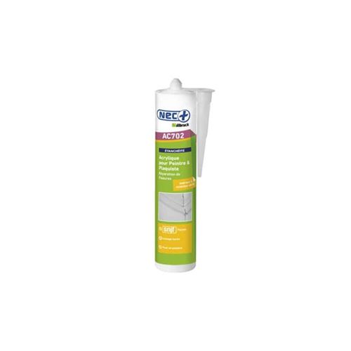 Mastic Acrylique Maçonnerie AC702 NEC+ blanc 310ml