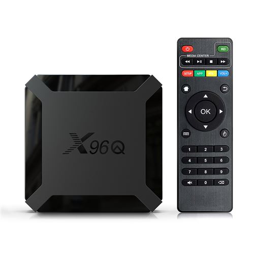 X96Q TV Box Android 10.0 TV décodeur prend en charge le lecteur multimédia  4K 3D 2Go+16Go - Boîtiers tuner TV TNT - Achat & prix