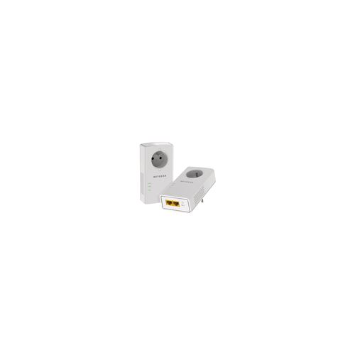 kit de 2 cpl 2000mbps avec 2 ports rj45 gigabit et reprise d'alimentation netgear plp2000 