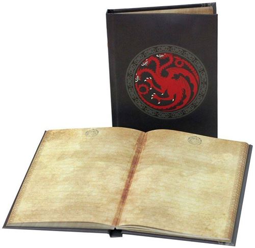 Game of Thrones - Cahier A5 lumineux Targaryen