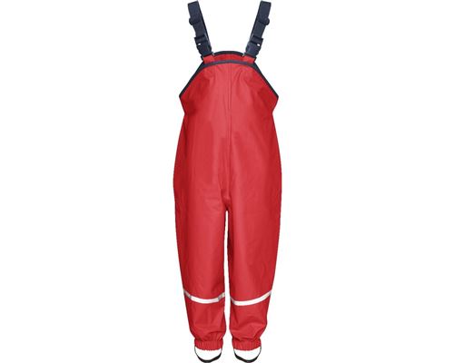 Playshoes pantalon de pluie avec polaire rouge junior