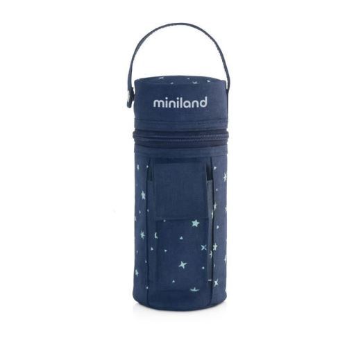MINILAND - Chauffe-biberon et petits pots tres pratique pour la voiture, Warmytravel denim