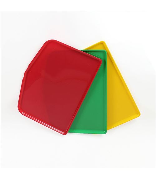 Planche de découpe à rebord plastique 46 x 33 cm - Lot de 3