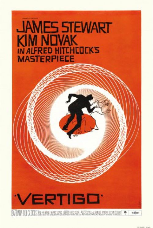 Vertigo Poster - Sueurs Froides, 1958 (91x61 cm)