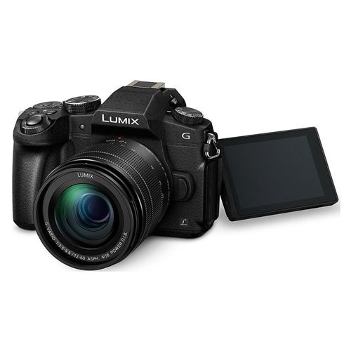 Panasonic Lumix G DMC-G80M - Appareil photo numérique - sans miroir - 16.0 MP - Quatre tiers - 4K / 30 pi/s - 5x zoom optique objectif 12 - 60 mm - Wi-Fi - noir