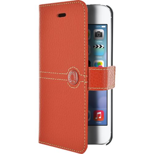Housse Rabat Simili-cuir Pour IPhone 5/5S - 6 Couleurs Au Choix - Neuf étui Rigide