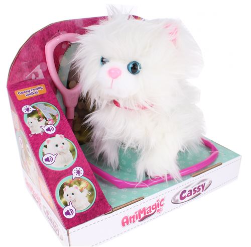 0 05 Sur Animagic Cassy Le Chat Jouet Calin Interactif En Peluche 24 Cm Blanc En Peluche Peluche Interactive Achat Prix Fnac