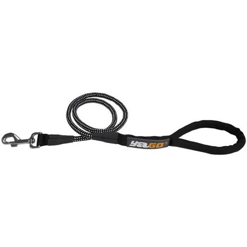 Comparer les prix de YAGO Laisse de Sport pour Chien en Nylon, Longueur 1,20m, Couleur Noire