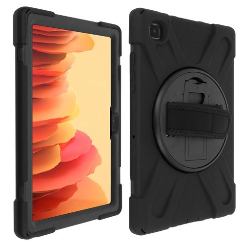 Avizar Coque pour Samsung Galaxy Tab A7 10.4 2020 Antichoc Hybrid Poignée et Béquille Noir