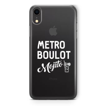 Coque iPhone XR Metro Boulot Mojito - Souple Transparente ...