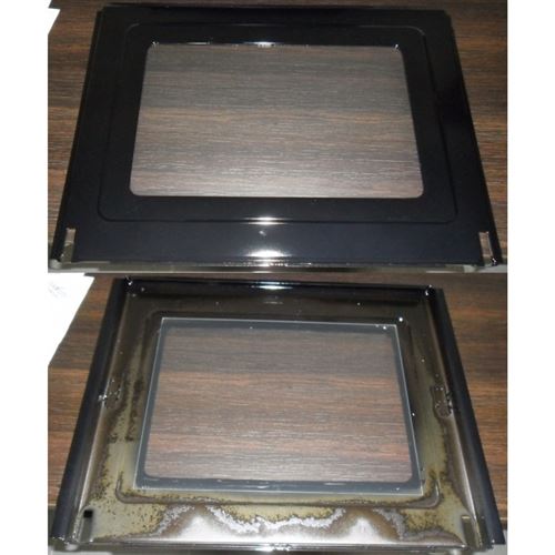 Contre porte + vitre interieur pour four faure