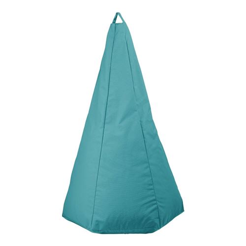Pouf poire HEVA - Bleu Canard -