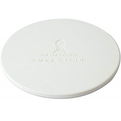Pierre &agrave; pizza pour Kamado Joe Classic - &oslash; 38 cm - Blanc