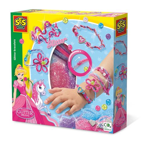 SES Creative 14128 - Glitter dreams - Bracelets à paillettes