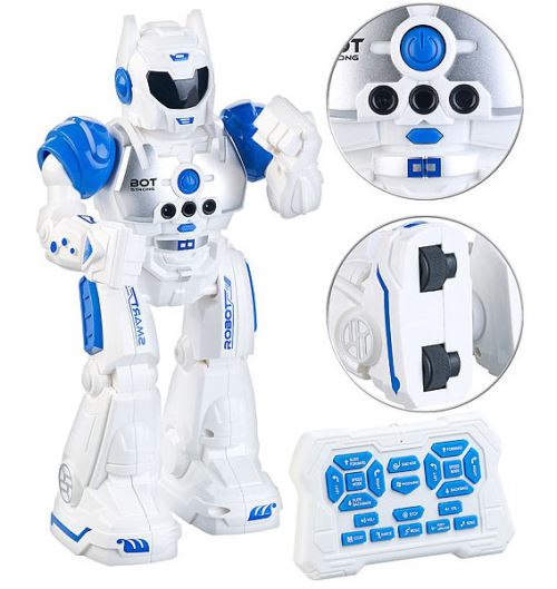 Robot interactif télécommandé et programmable 28 cm avec effets sonores