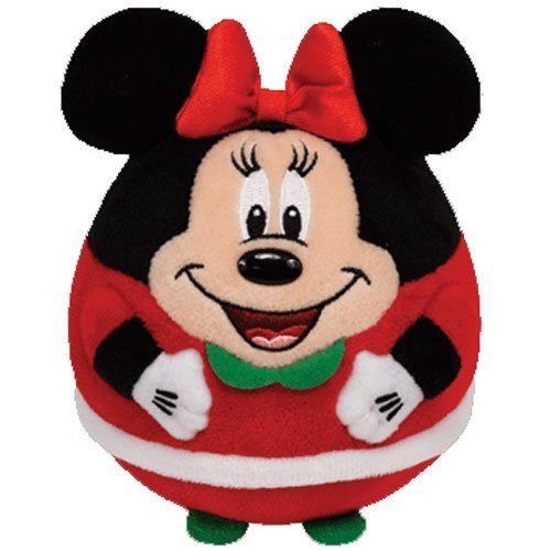 Ty Beanie Ballz Minnie - Souris Noël