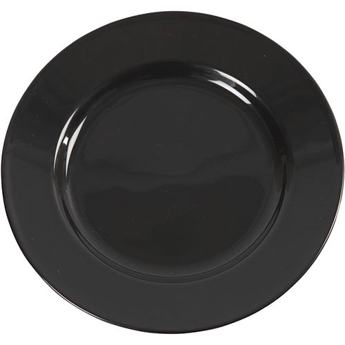 Creotime assiettes 6 pièces 19 cm noir