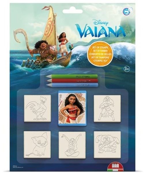 Multiprint ensemble de couleurs Vaiana 9 pièces bleu