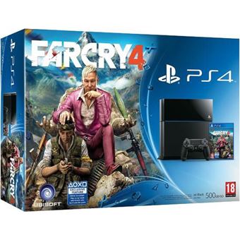 Console Sony PS4 500 Go Noire + Far Cry 4