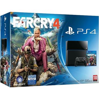 Console Sony PS4 500 Go Noire + Far Cry 4