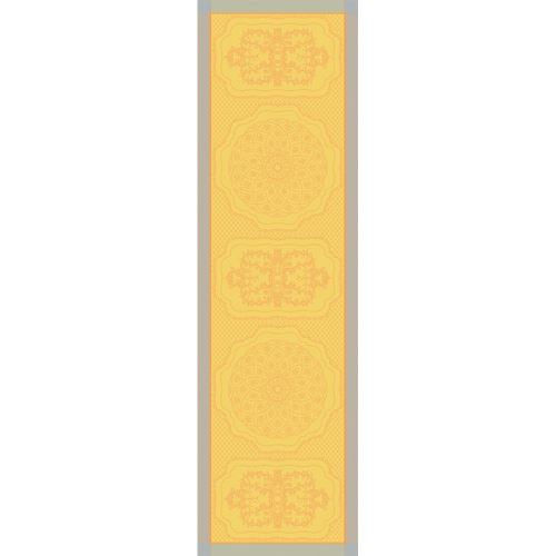 Chemin De Table Soubise Jaune D Or 52x270 Garnier-Thiebaut