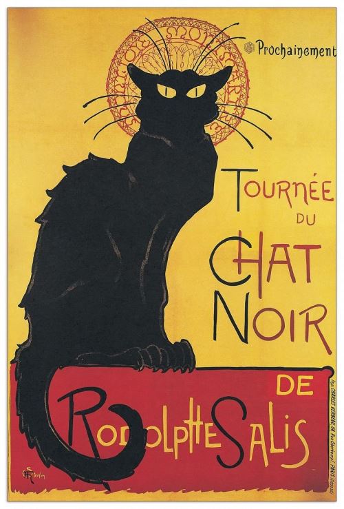 CHAT NOIR - Chat Noir (Panneaux MDF 60x90 cm)