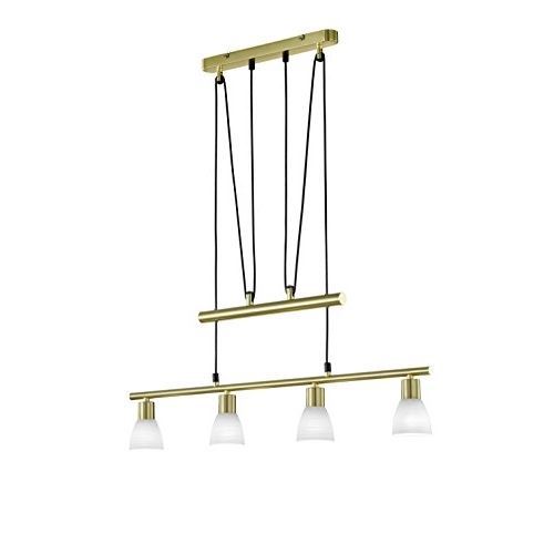 Trio leuchten 371510408 carico a +, suspension jojo, laiton, 3,5 w, g9, laiton mat, 7 x 74,5 x 160 cm