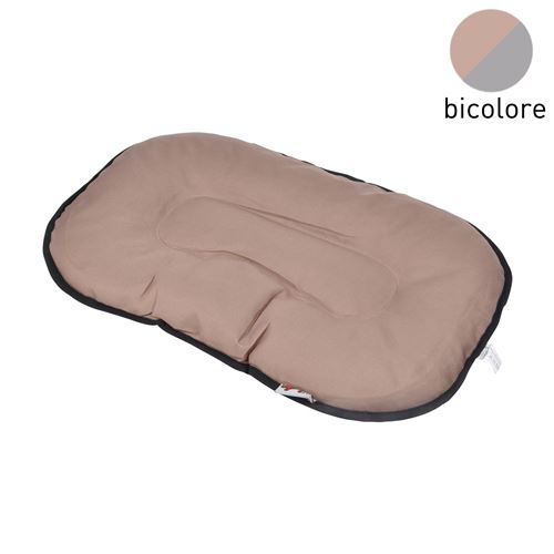 Meilleurs prix pour coussin flocon 77cm bicolore taupe/gris