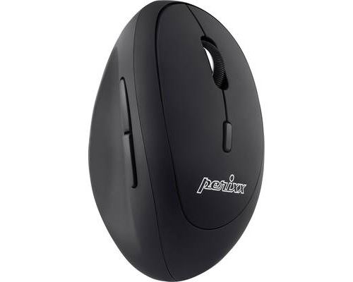 Perixx Noir Perimice-719 - S - Souris - Ergonomique - Pour Droitiers - Optique - 6 Boutons - Sans Fil - 2.4 Ghz - Récepteur Sans Fil Usb - Image 1