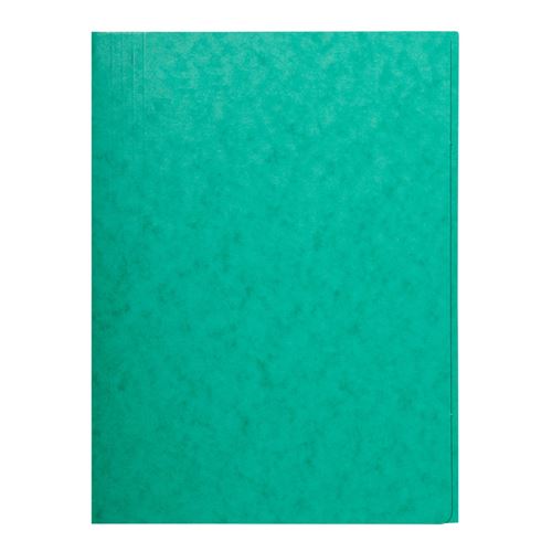 Exacompta Vert Chemise Simple 3 Rabats, A4, Carton,