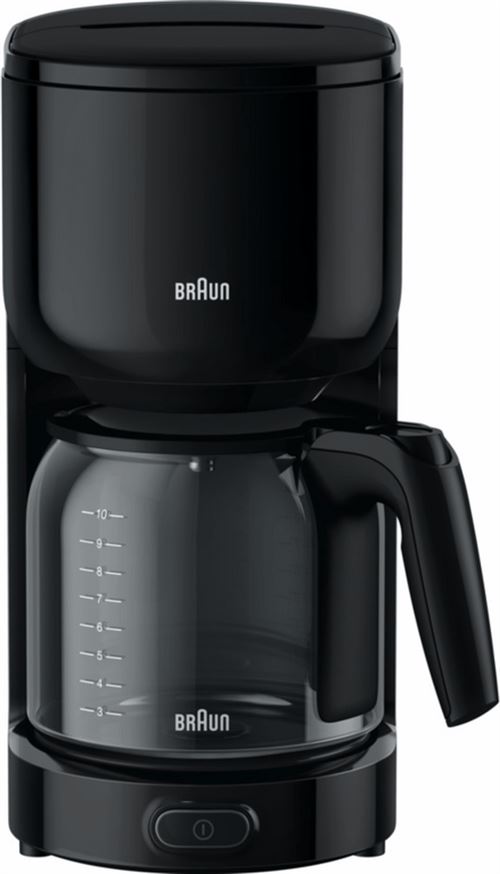 Braun PurEase KF 3120 BK - Cafetière - 10 tasses - noir