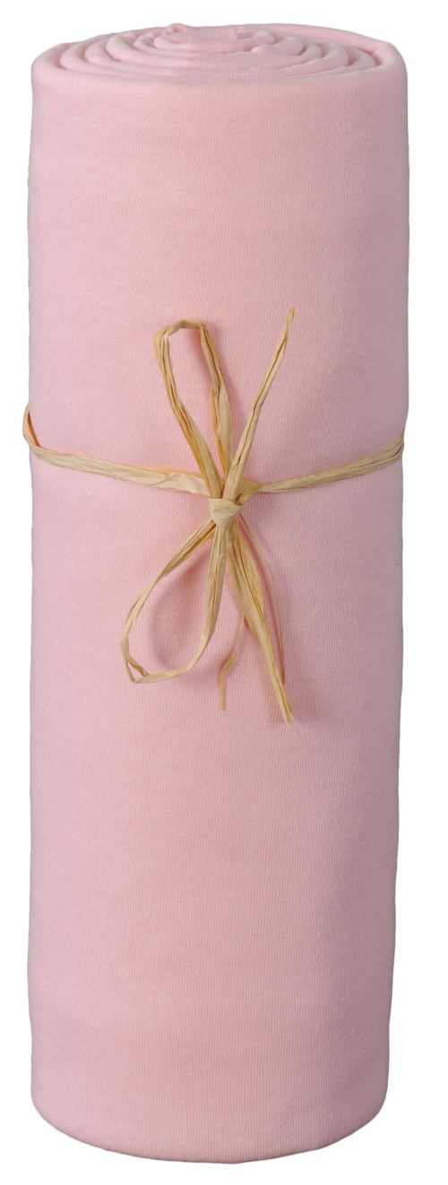 Drap housse jersey bio Spécial Cododo 50x80cm - Rose Bonbon