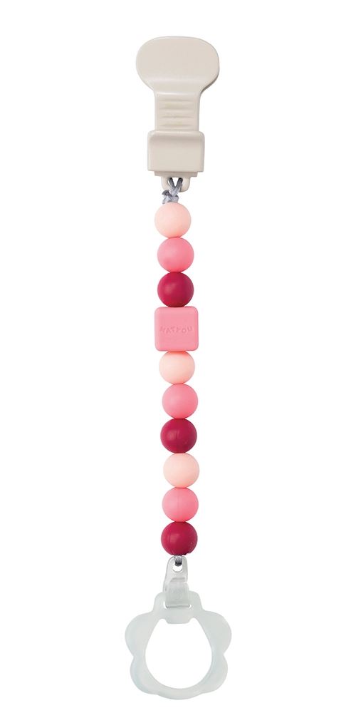 Attache sucette - Corail