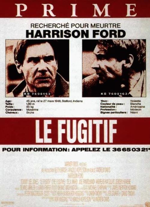 Le Fugitif AFFICHE CINEMA ORIGINALE État correct - N/A reconditionné disponible sur Fnac