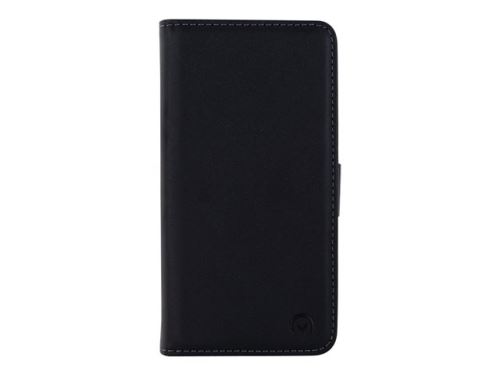 Mobilize Gelly Wallet Book - Flip cover voor mobiele telefoon - polyurethaan, thermoplastic polyurethaan (TPU) - zwart - voor Huawei Y6 2017
