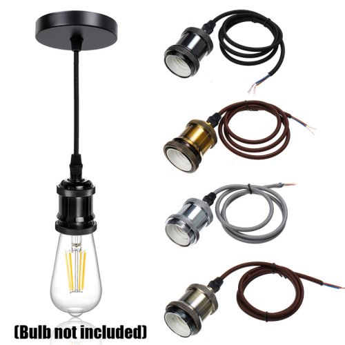 E27 Plafonnier suspension pendentif douille titulaire ampoule 1M Type D