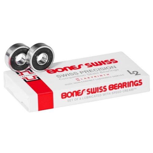 Roulements Skateboard BONES Roulements Jeu De 8 Swiss Labyrint